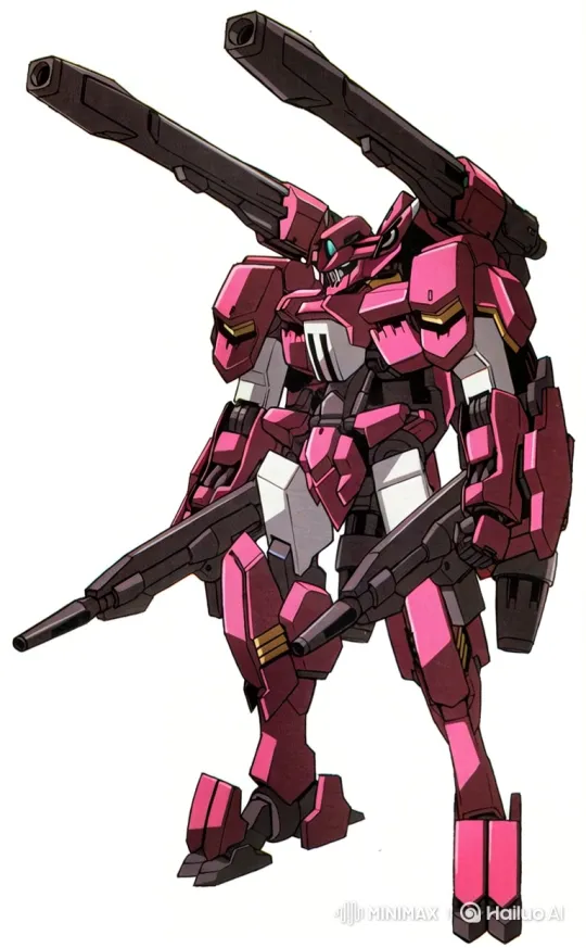 Mecha Showcases Guns to Fireworks Display with Thumbs-Up Pose – AI Generated Video | Hailuo AI