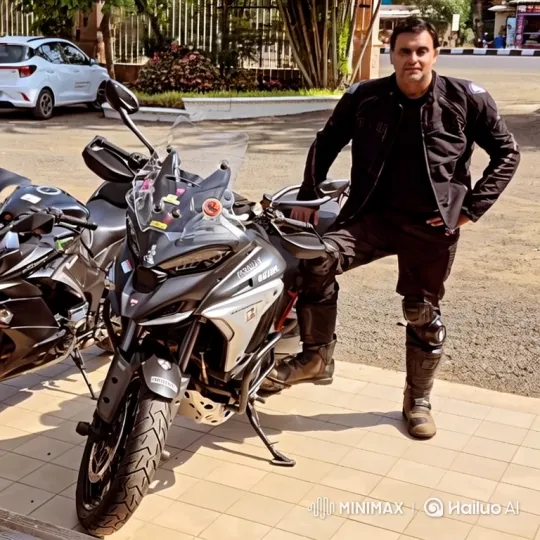 Indian PM Modi Meets Man, Shares Handshake by Motorcycle – AI Generated Video | Hailuo AI