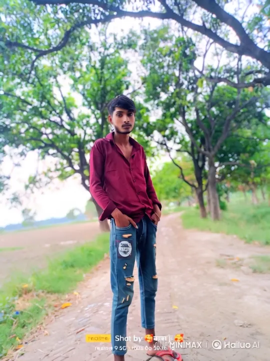 Young Man Meets Narendra Modi Lookalike in Rural Setting – AI Generated Video | Hailuo AI
