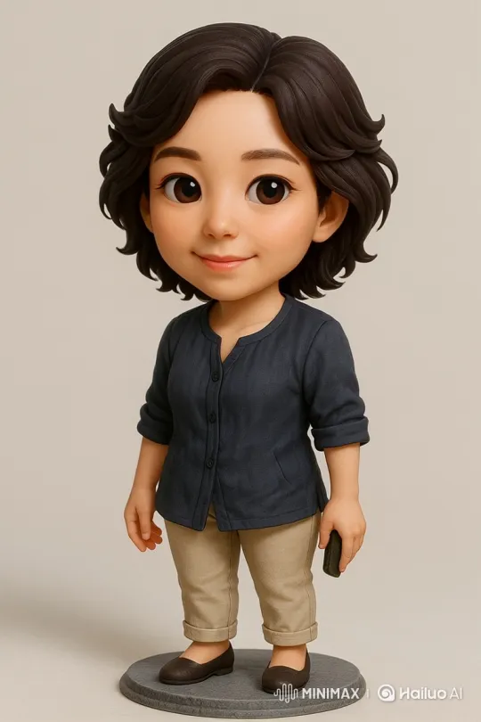 3D Animated Woman Displaying Gentle Movements and a Friendly Gaze – AI Generated Video | Hailuo AI