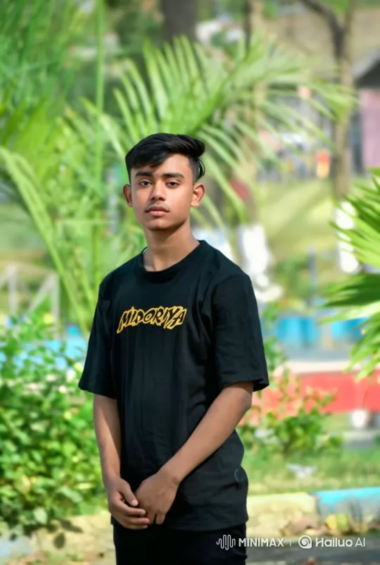 Young Couple Shares Quiet Moment in Golden Hour Park – AI Generated Video | Hailuo AI