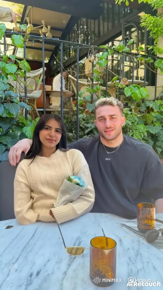Family Embrace at Outdoor Patio – AI Generated Video | Hailuo AI
