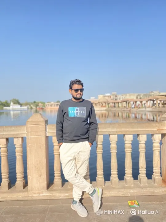 Man in Reflective Landscape: A Cinematic Journey – AI Generated Video | Hailuo AI