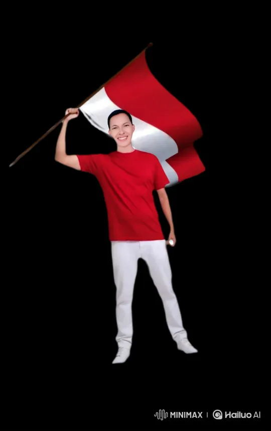 Patriotic Person Waving Flag with Pride – AI Generated Video | Hailuo AI