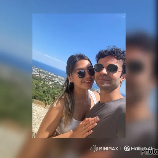 Family Portrait: Couple Embraces Children with Joy – AI Generated Video | Hailuo AI
