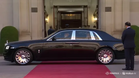 Prime Minister Modi Arrives in Rolls Royce for Official Meeting – AI Generated Video | Hailuo AI