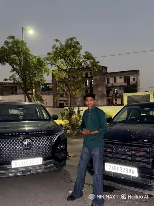 Young Man Meets Narendra Modi on Nighttime Street – AI Generated Video | Hailuo AI
