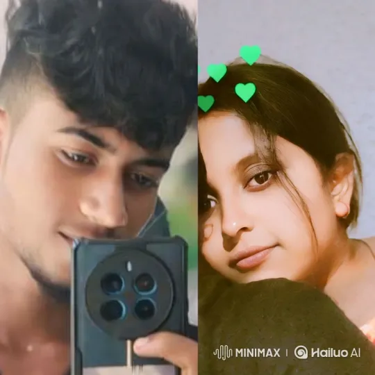 Young Couple's Romantic Convergence and Kiss – AI Generated Video | Hailuo AI