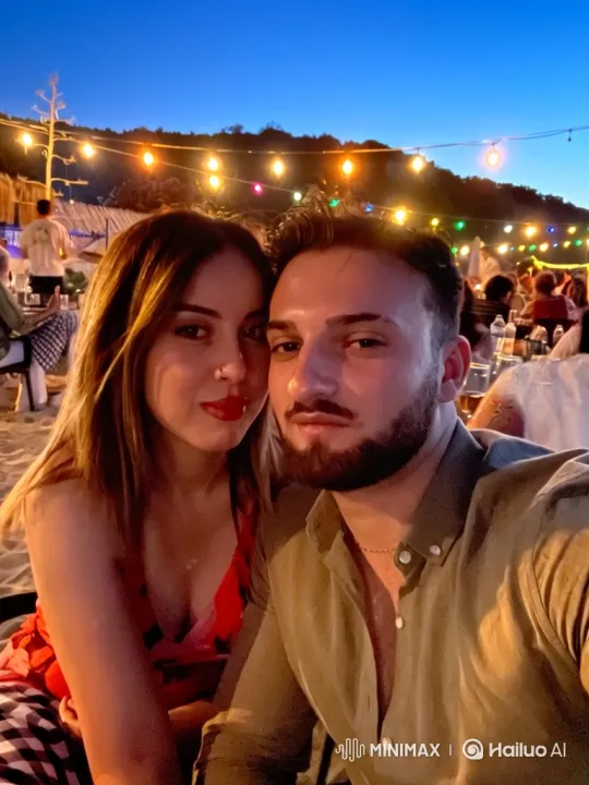 Family Embrace on the Beach at Dusk – AI Generated Video | Hailuo AI