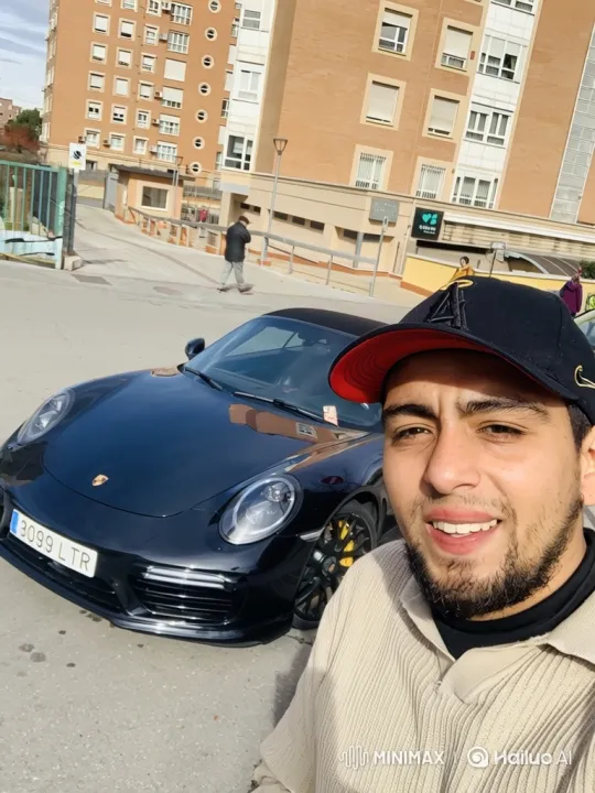 Young Man Gets Into Porsche Convertible – AI Generated Video | Hailuo AI