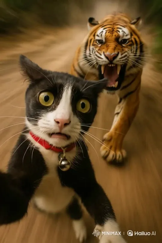 Tiger: A Majestic Predator in the Wild – AI Generated Video | Hailuo AI