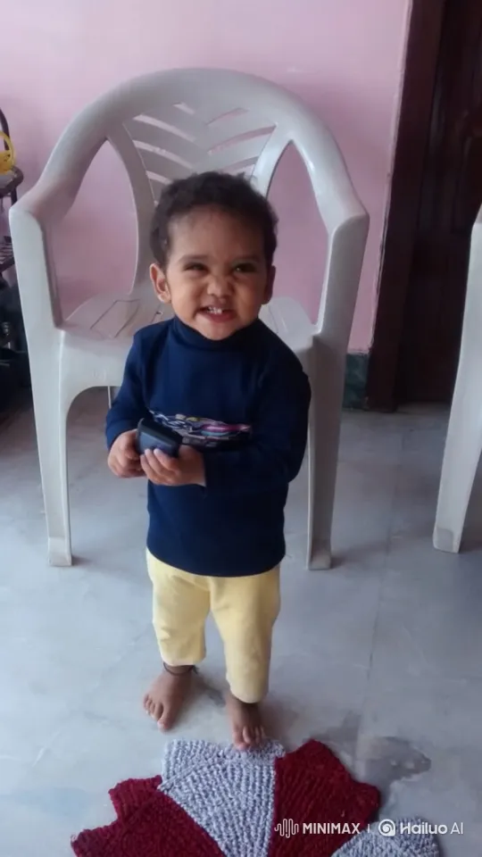 Toddlers Joyful Dance Captured on Camera – AI Generated Video | Hailuo AI