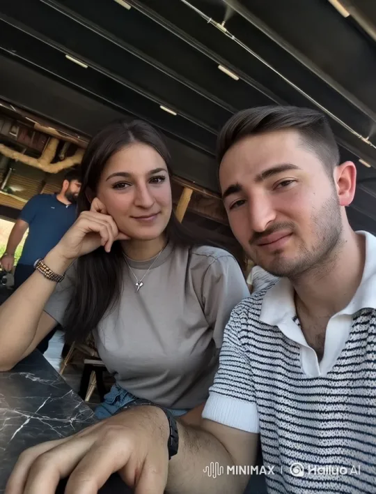 Joyful Reunion of Friends in a Shaded Setting – AI Generated Video | Hailuo AI