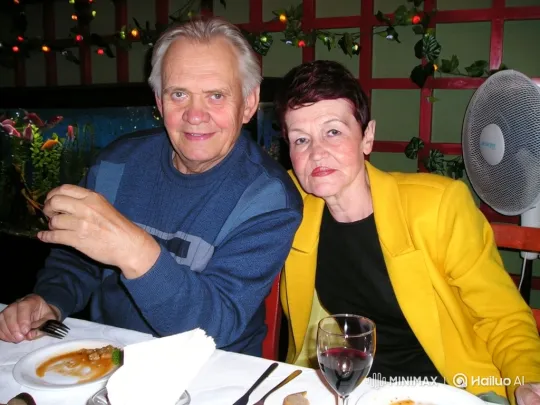 Couple's Warm Smiles and Shared Moment in Restaurant – AI Generated Video | Hailuo AI