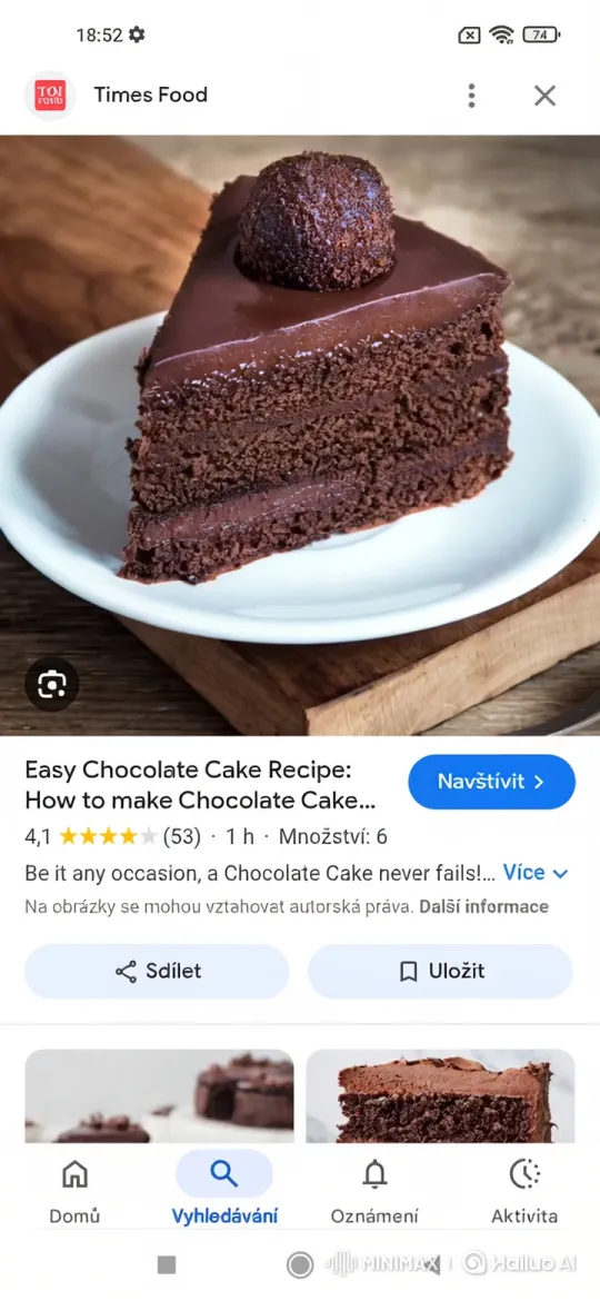 Chocolate Cake Cut with Precision and Elegance – AI Generated Video | Hailuo AI