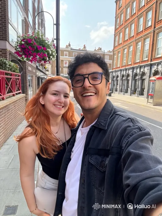 Family Embrace Captured on a Summer Evening – AI Generated Video | Hailuo AI