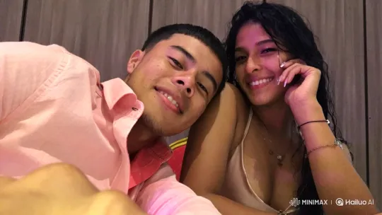 Family Embraces in Cozy Living Room – AI Generated Video | Hailuo AI