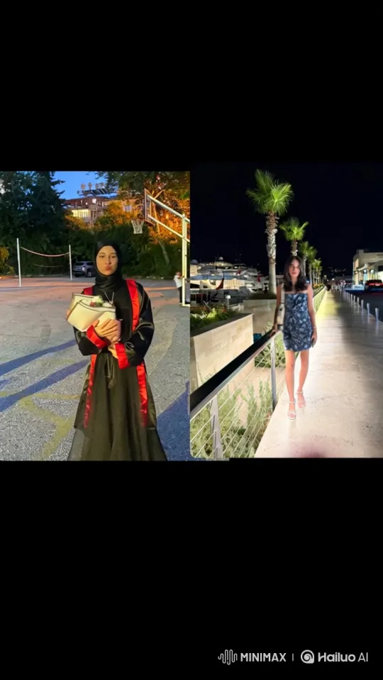 Woman Embraces Her Dual Identity – AI Generated Video | Hailuo AI