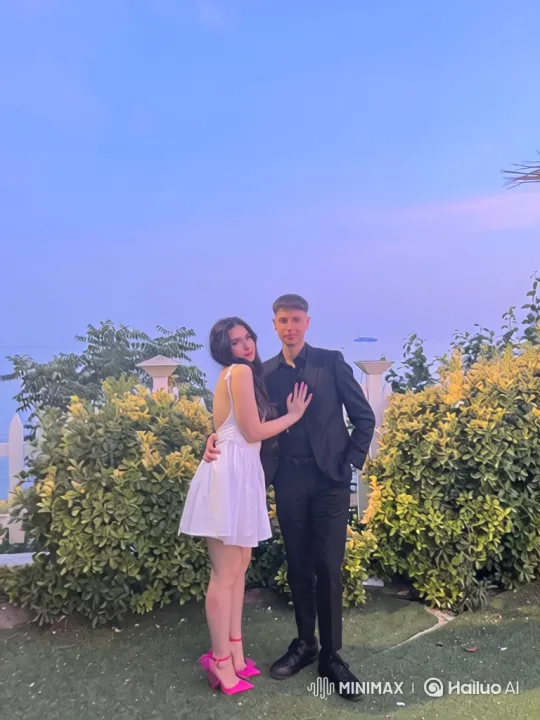 Family Embraces in Garden Capturing Summer Joy – AI Generated Video | Hailuo AI