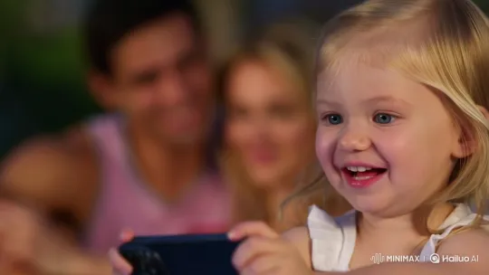 Joyful Family Reunion: Summer Evening Embrace – AI Generated Video | Hailuo AI