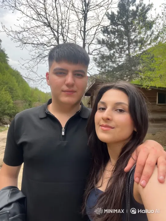 Young Family Shares Loving Hug in Woods – AI Generated Video | Hailuo AI
