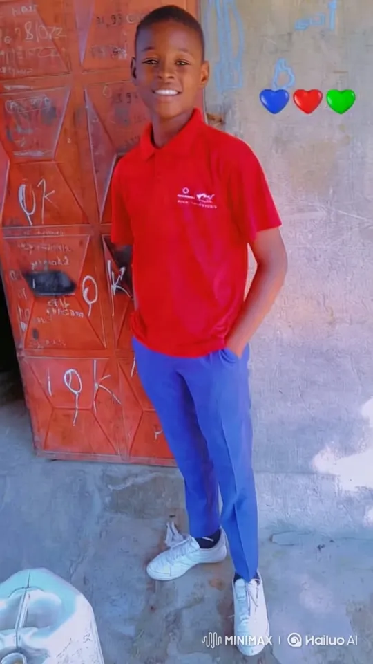 Boy in Vibrant Red Polo Amidst Urban Setting – AI Generated Video | Hailuo AI
