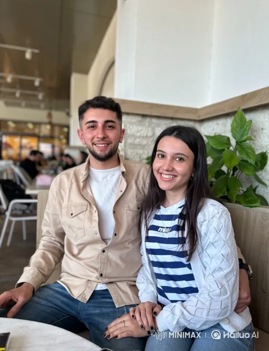 Couple Meets Little Girl in Café, Heartwarming Exchange – AI Generated Video | Hailuo AI