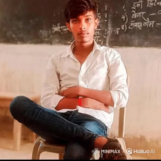 Young Man and Older Figure Sit Together in Classroom – AI Generated Video | Hailuo AI