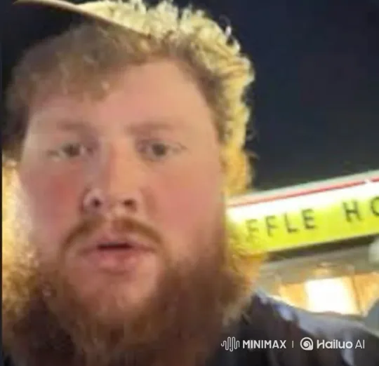 Redhead Man Battles Mischievous Cat in Waffle House Diner – AI Generated Video | Hailuo AI