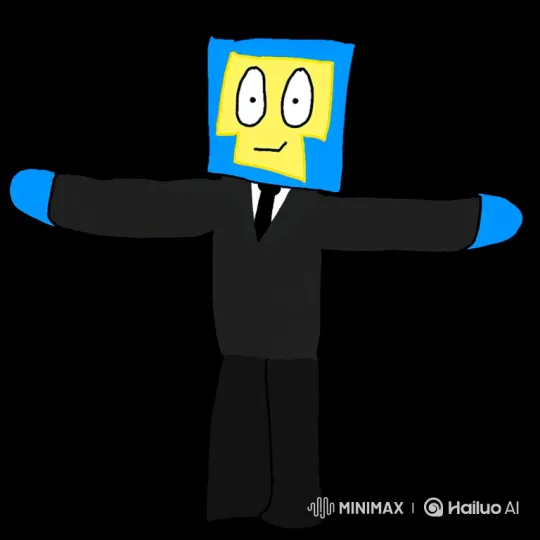 Blocky Character Fires Egg Launcher at Red Figure – AI Generated Video | Hailuo AI