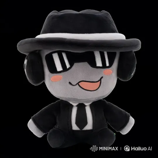 Plush Character Joyfully Swims in Sunny Lake – AI Generated Video | Hailuo AI