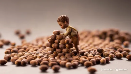 Boy-Shaped Seed Builds Tiny House Macro Style – AI Generated Video | Hailuo AI