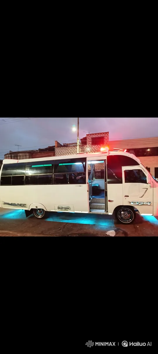Custom Minibus Transforms with Air Suspension Lowering – AI Generated Video | Hailuo AI