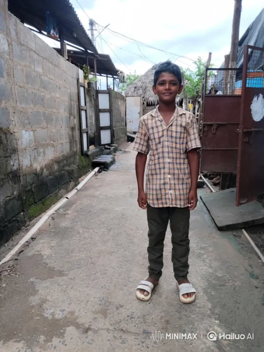 Young Boy Surprised by PM Modi in Rustic Alley – AI Generated Video | Hailuo AI