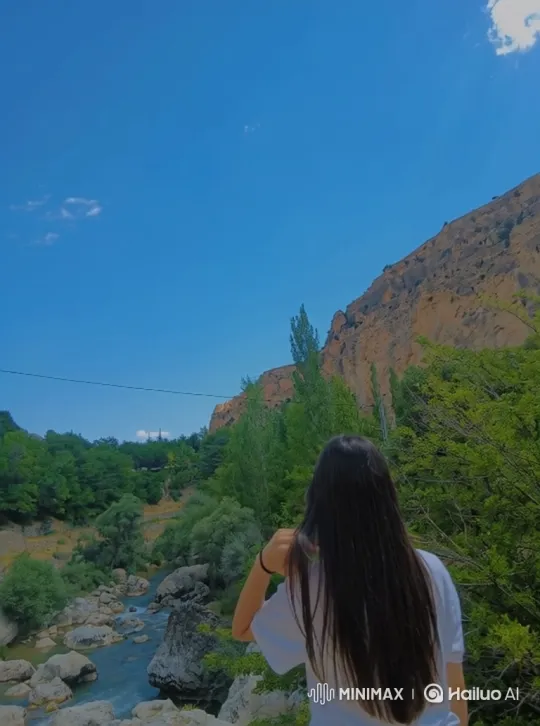 Couple Embraces in Tranquil Nature Scenery – AI Generated Video | Hailuo AI