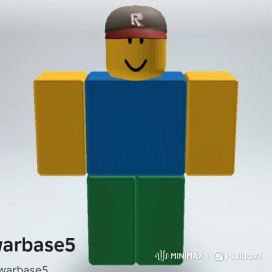 Roblox Character Escapes Exploding Building with Weapons – AI Generated Video | Hailuo AI