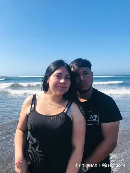 Family's Joyful Beach Moment Captured on Video – AI Generated Video | Hailuo AI