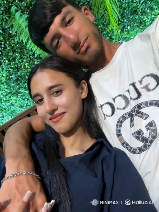 Young Family Embraces in Sunlit Outdoor Setting – AI Generated Video | Hailuo AI