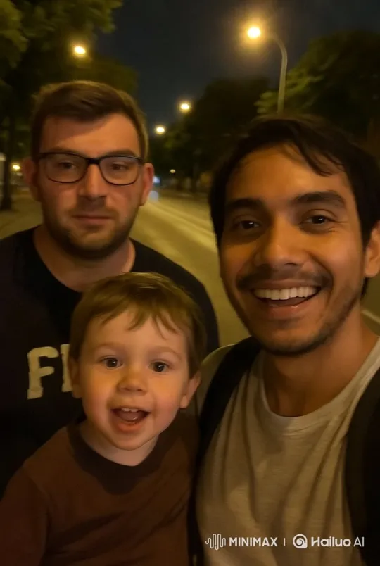 Family Bonding Moment Captured in 6-Second Clip – AI Generated Video | Hailuo AI