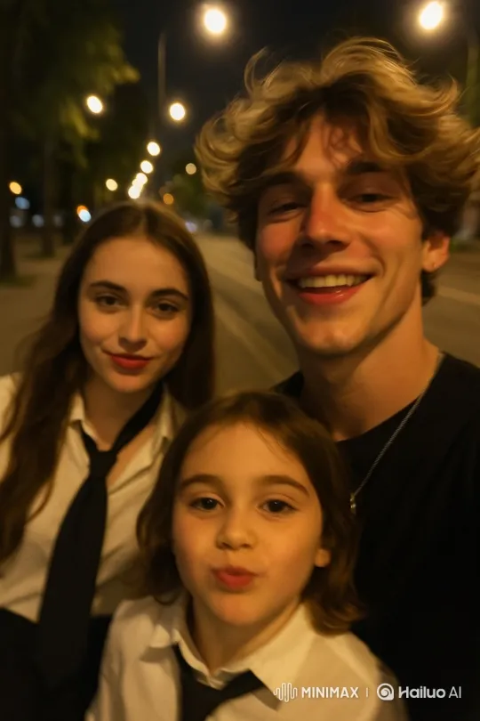 Candid Family Moment Captured on Smartphone – AI Generated Video | Hailuo AI