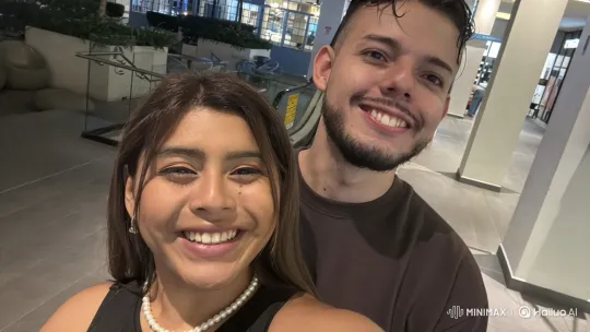 Family Moment Captured in Candid, Grainy Video – AI Generated Video | Hailuo AI