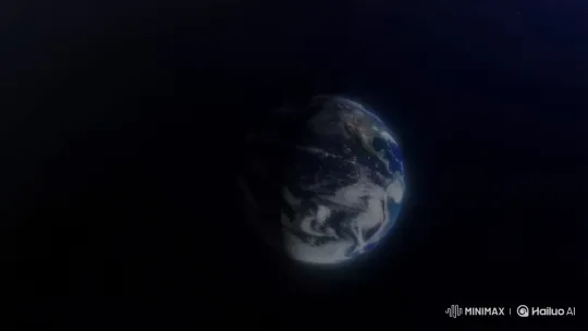 Earth from Space: Rapid Zoom to Surface – AI Generated Video | Hailuo AI