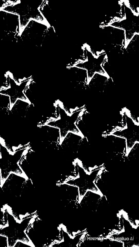 Infinite Ascension of Textured Stars on a Black Background – AI Generated Video | Hailuo AI