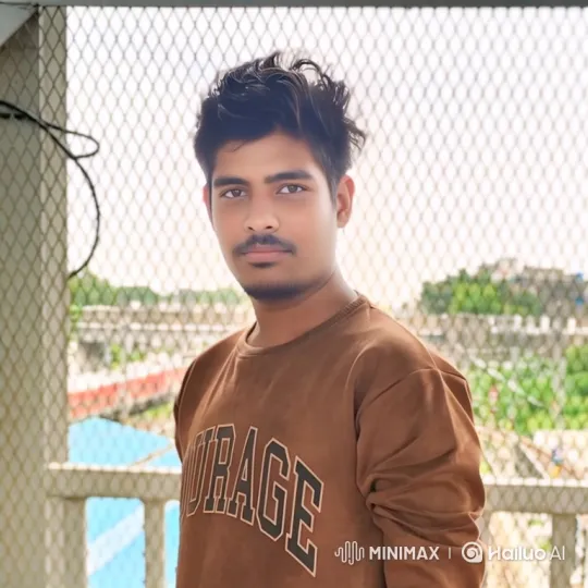 Contemplative Young Man on Balcony Amidst a Quiet Cityscape – AI Generated Video | Hailuo AI