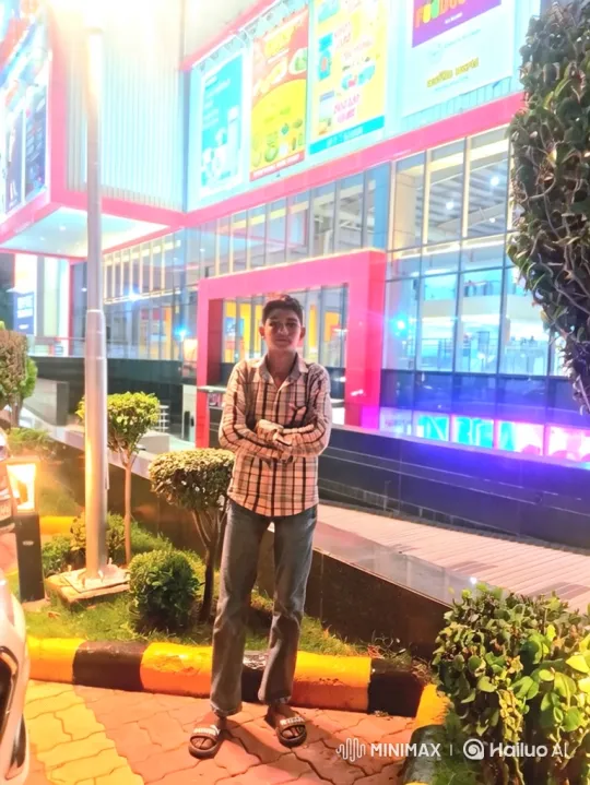 Young Man Meets Man Resembling PM Modi in Nighttime Encounter – AI Generated Video | Hailuo AI