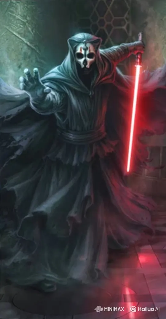 Darth Nihilus' Haunting Dance with Lightsaber – AI Generated Video | Hailuo AI