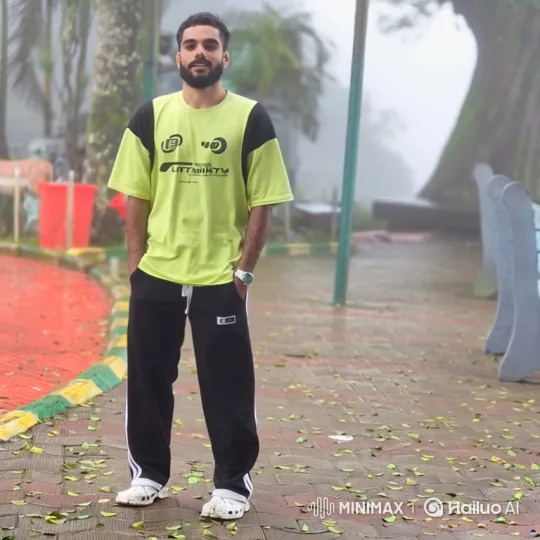 Young Man Meets Figure Resembling Modi in Mysterious Park Setting – AI Generated Video | Hailuo AI