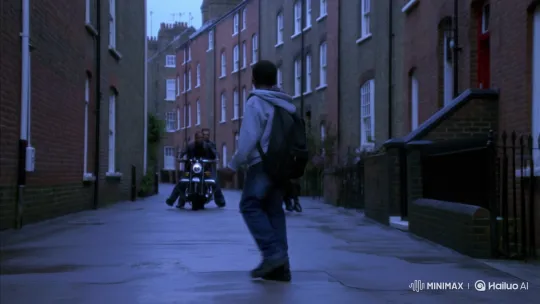 Young Black American Boy Attacked by Motorcycle Gang in London – AI Generated Video | Hailuo AI