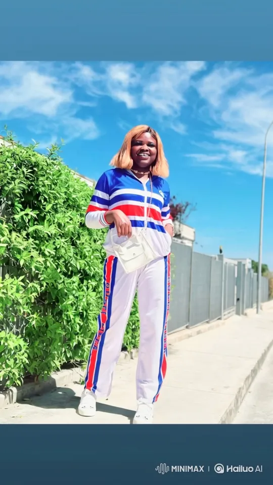 Woman in Tracksuit Enters White Car on Sunny Sidewalk – AI Generated Video | Hailuo AI