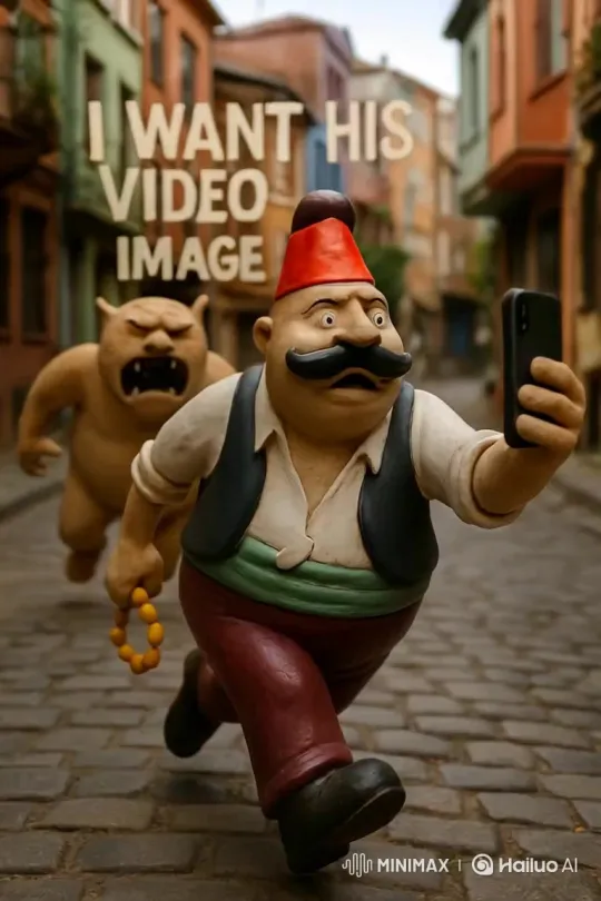 Footage Request: Character Walking in Balat Fener Streets – AI Generated Video | Hailuo AI